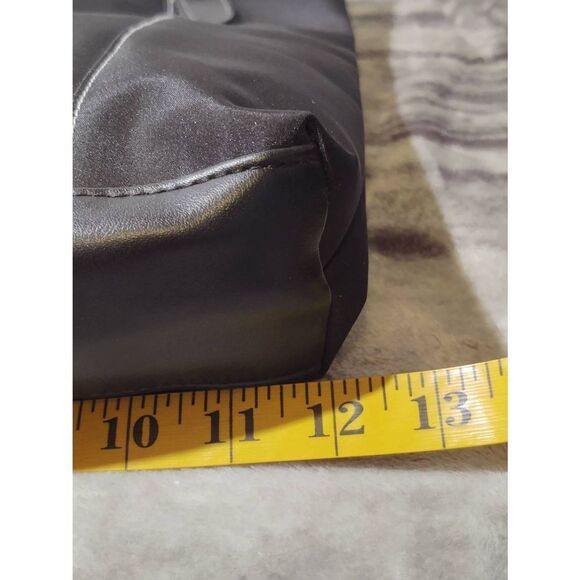 NWOT Givenchy Parfum Black Polyester Nylon Double Top Handle Tote Bag Purse - Picture 8 of 10